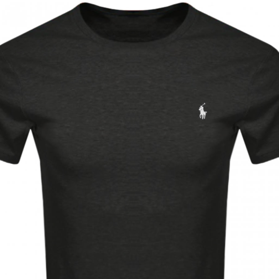 Alternative Image for ProductRalph Lauren Crew Neck Slim Fit T Shirt Black2